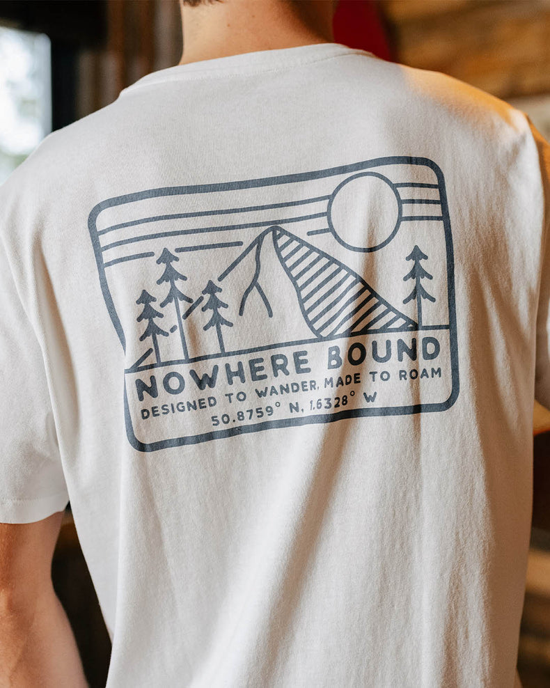 Passenger Nowhere Bound Recycled Cotton T-Shirt White