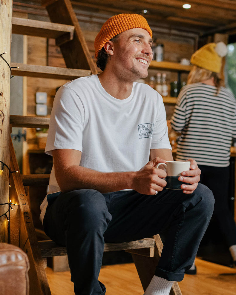 Passenger Nowhere Bound Recycled Cotton T-Shirt White