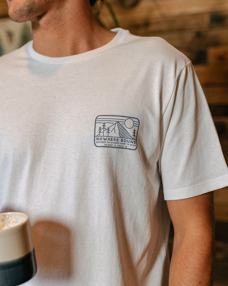 Passenger Nowhere Bound Recycled Cotton T-Shirt White
