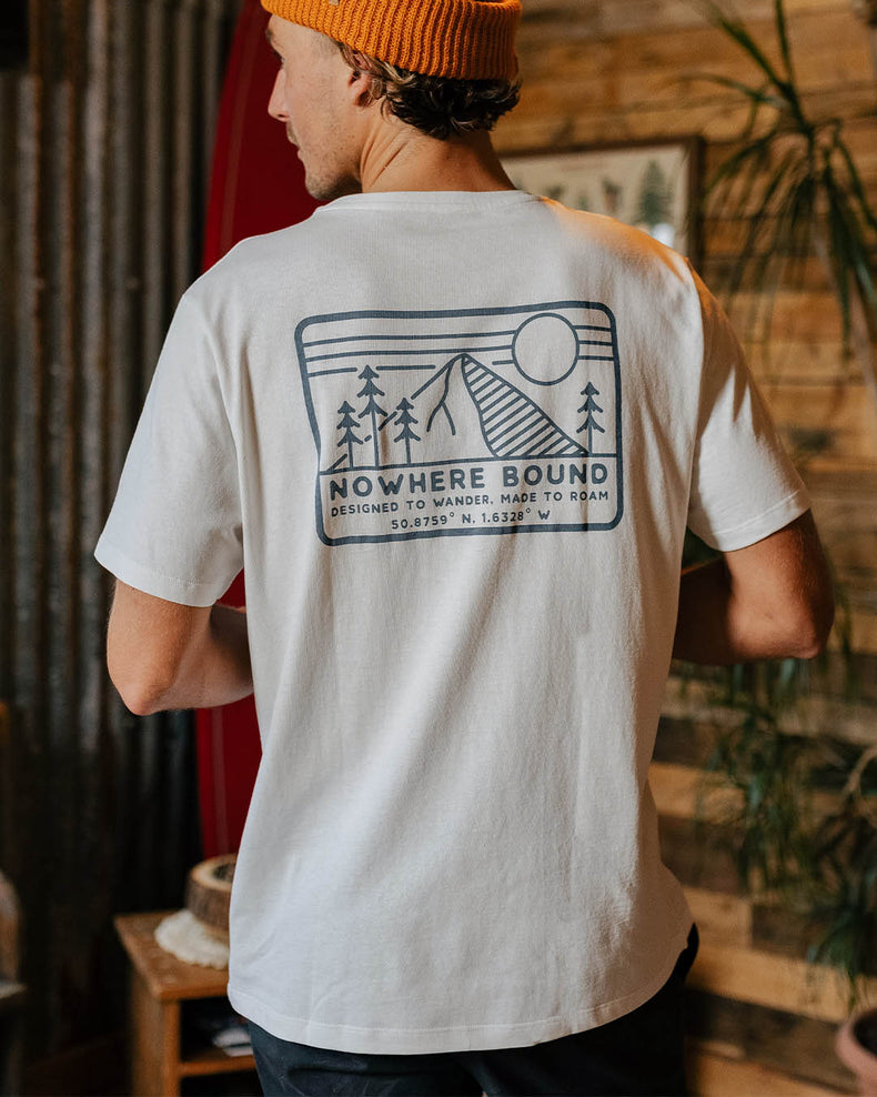 Passenger Nowhere Bound Recycled Cotton T-Shirt White
