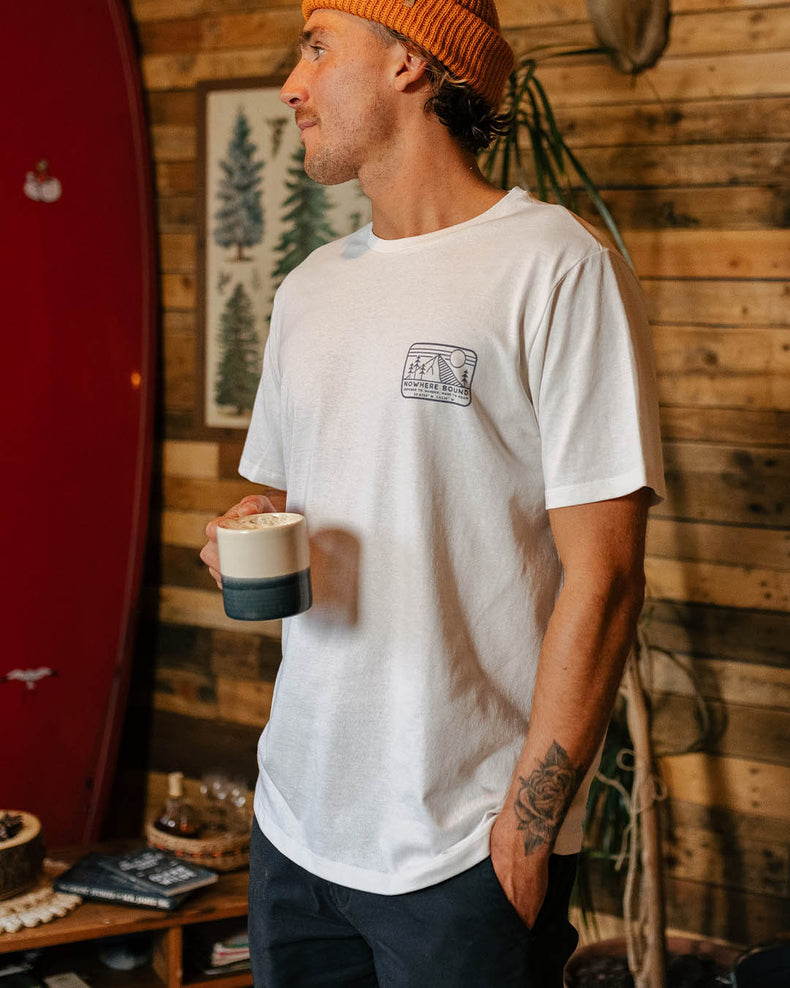 Passenger Nowhere Bound Recycled Cotton T-Shirt White