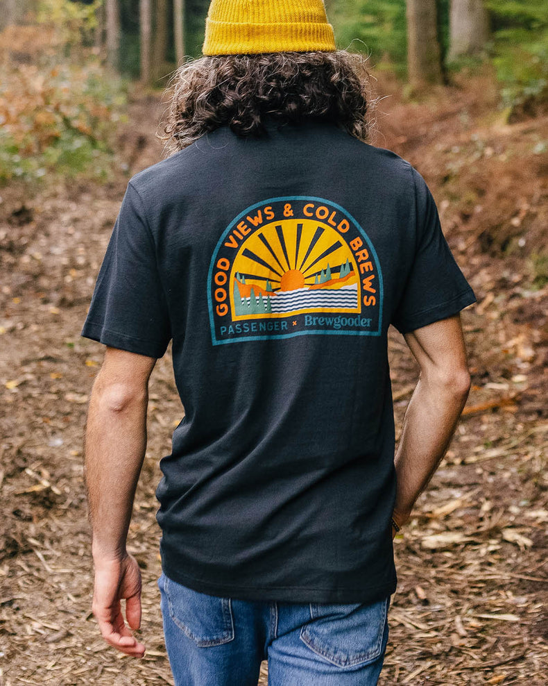 Passenger Brews & Views T-Shirt Passenger X Brewgooder Black