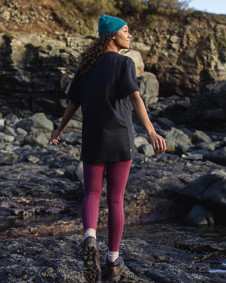 Passenger Heritage Recycled Cotton Pocket T-Shirt Black