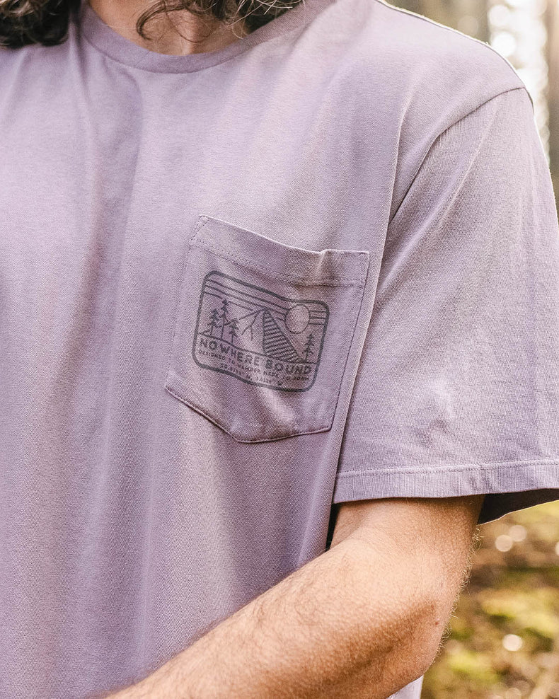 Passenger Nowhere Bound Pocket T-Shirt Dusty Lilac