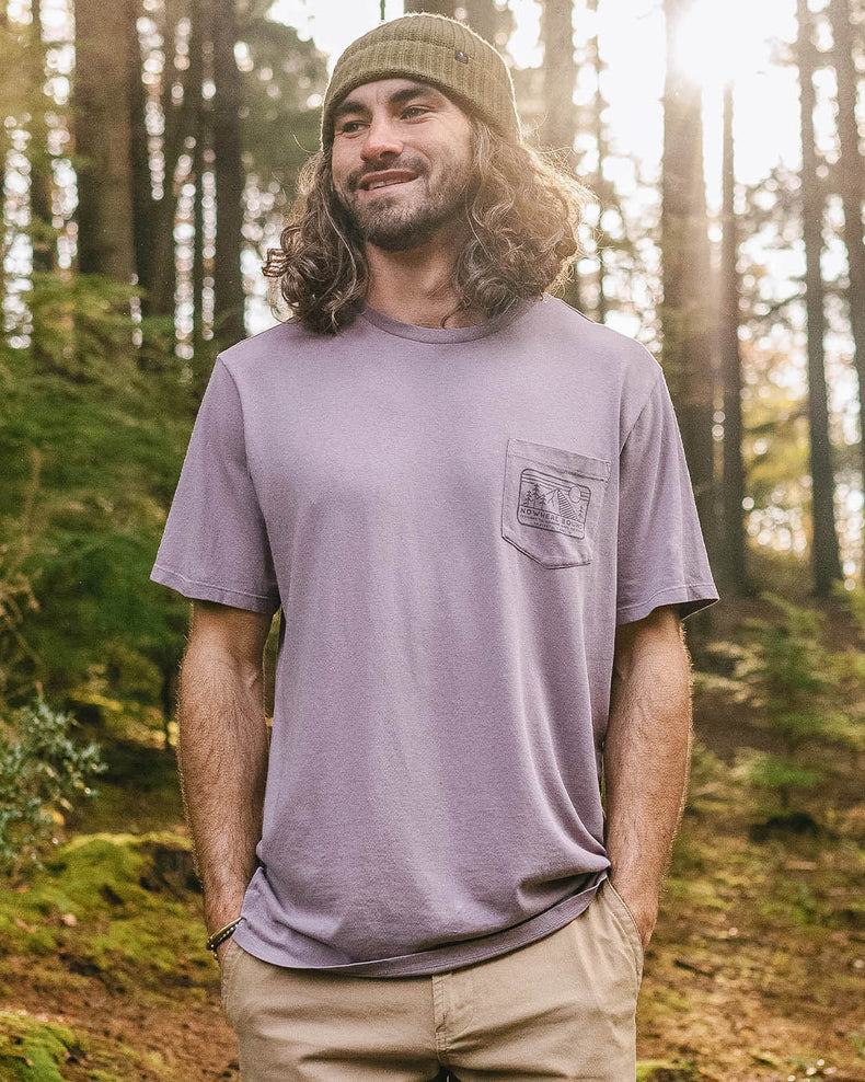 Passenger Nowhere Bound Pocket T-Shirt Dusty Lilac