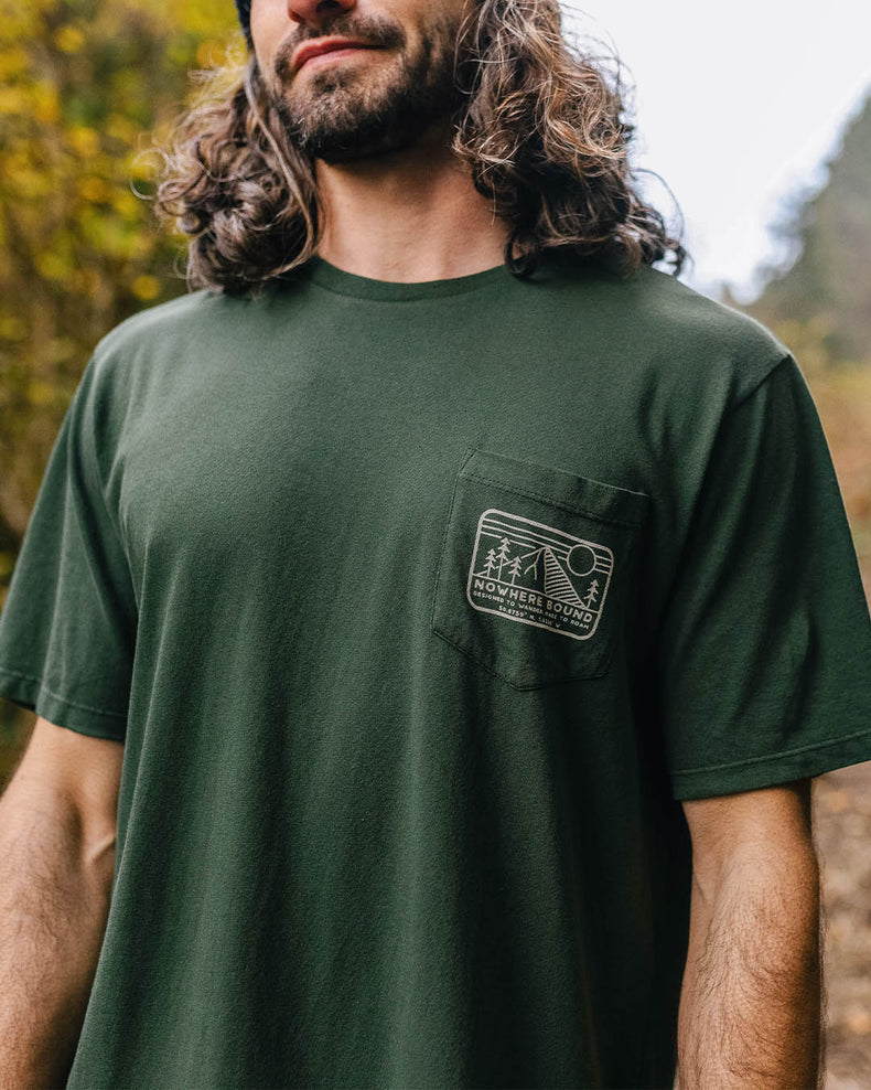 Passenger Nowhere Bound Pocket T-Shirt Fir Tree