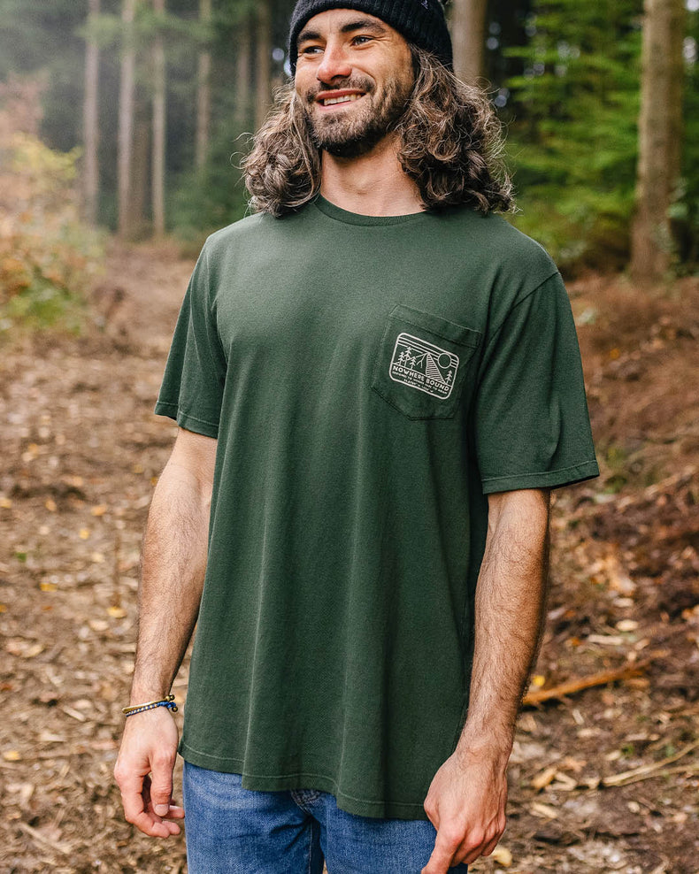 Passenger Nowhere Bound Pocket T-Shirt Fir Tree