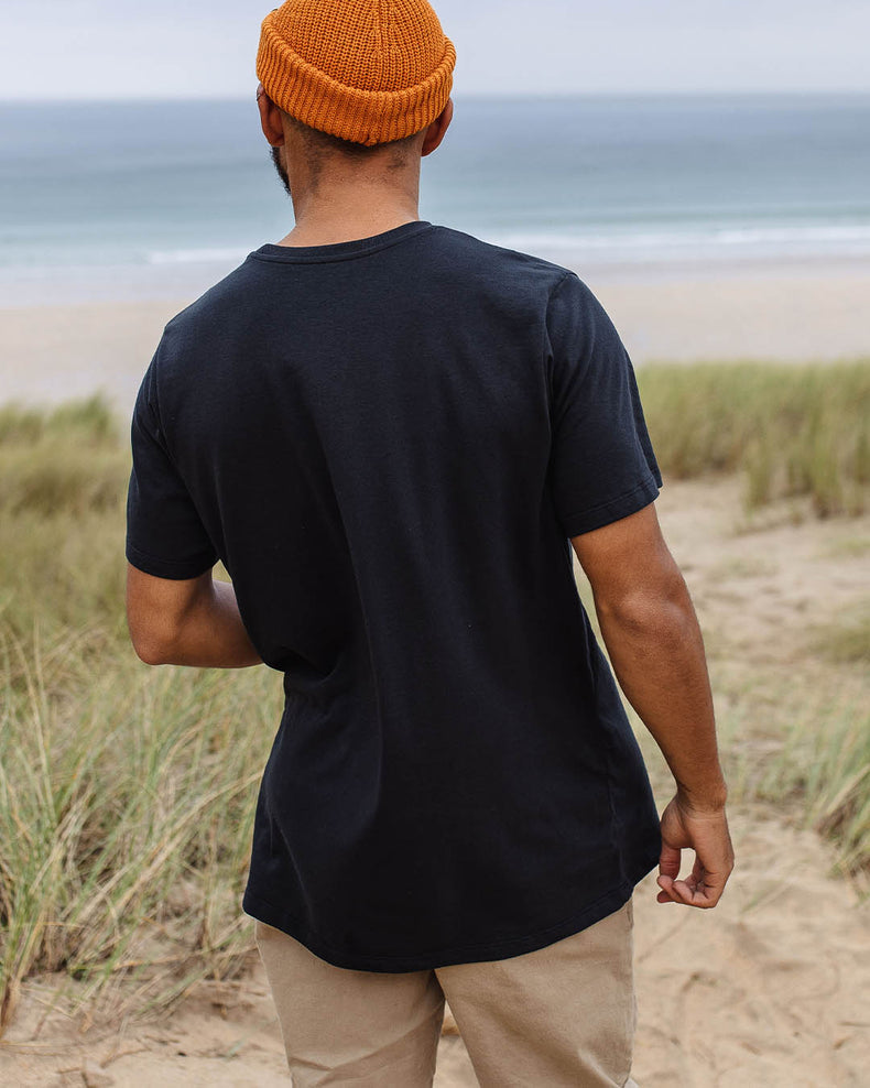 Passenger Lost Road Recycled Cotton T-Shirt Black