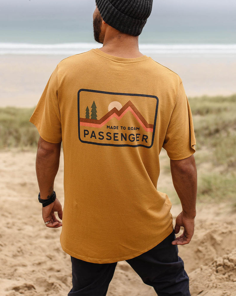 Passenger Made To Roam Recycled Cotton T-Shirt Dusty Ochre