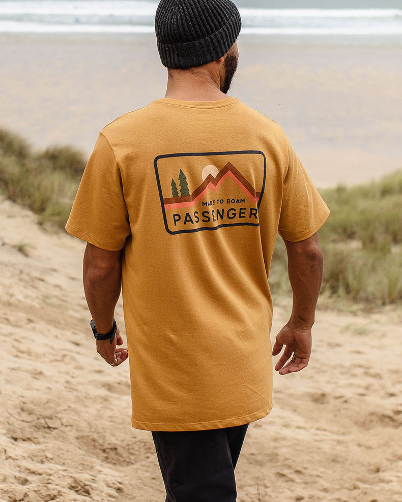 Passenger Made To Roam Recycled Cotton T-Shirt Dusty Ochre