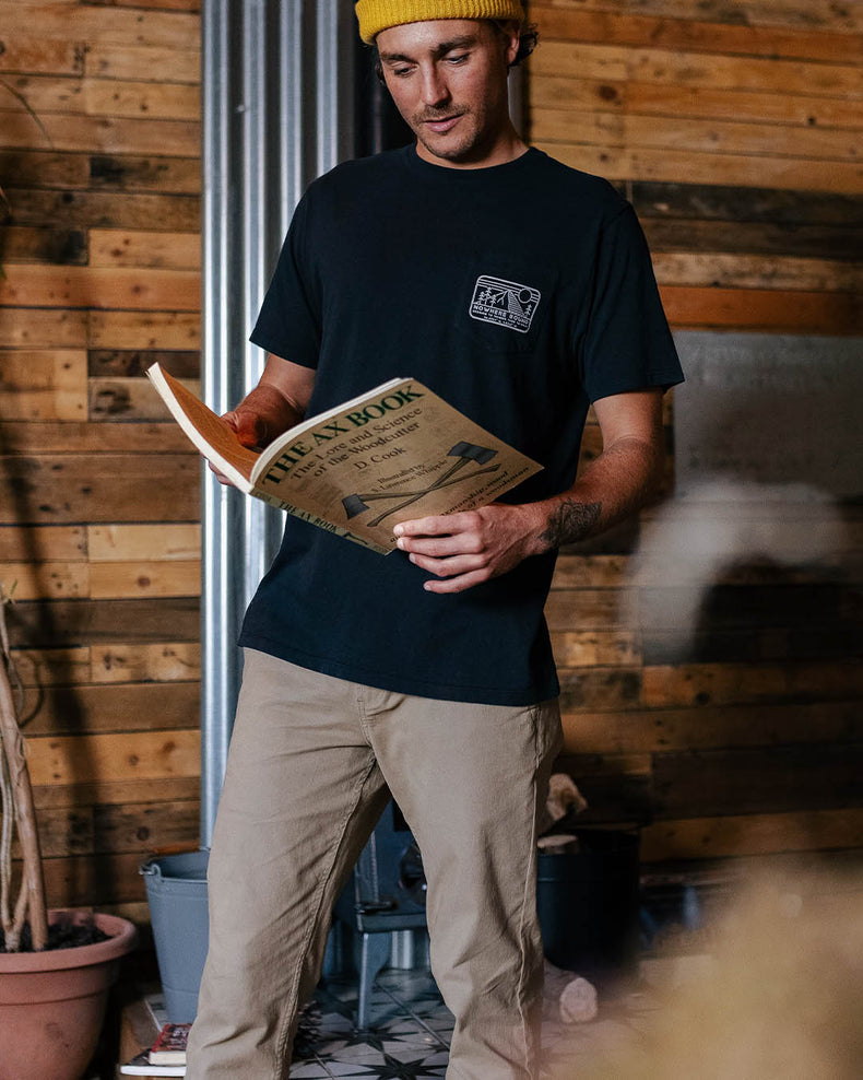 Passenger Nowhere Bound Pocket T-Shirt Black