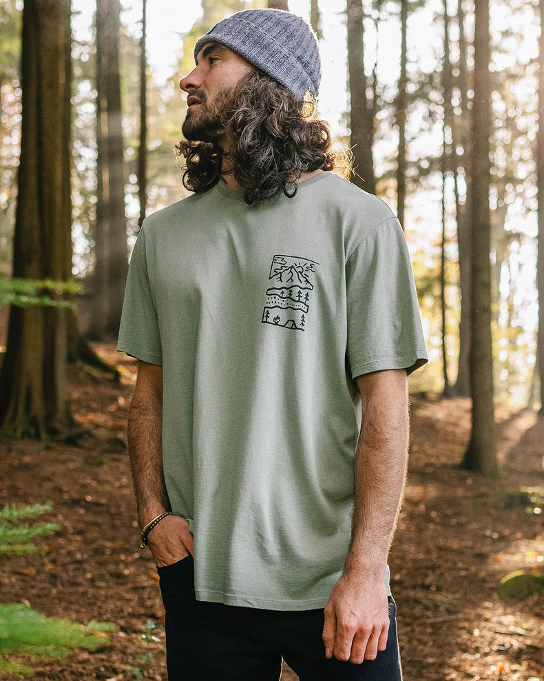 Passenger Nature Recycled Cotton T-Shirt Pistachio