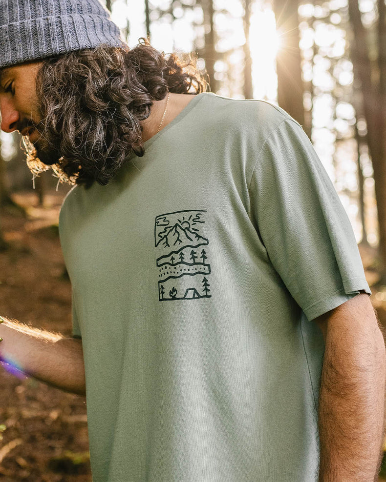 Passenger Nature Recycled Cotton T-Shirt Pistachio