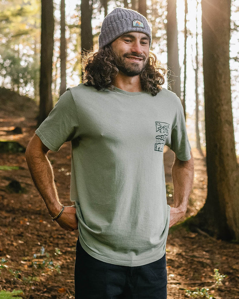 Passenger Nature Recycled Cotton T-Shirt Pistachio