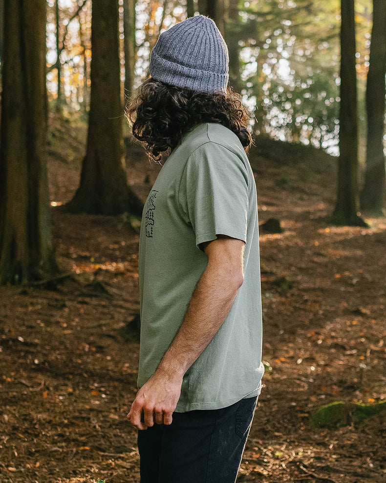 Passenger Nature Recycled Cotton T-Shirt Pistachio