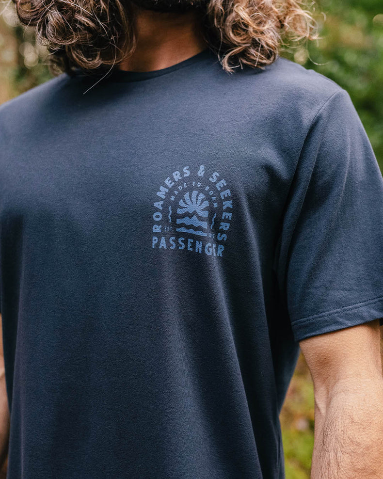 Passenger Evenfall Recycled Cotton T-Shirt Deep Navy