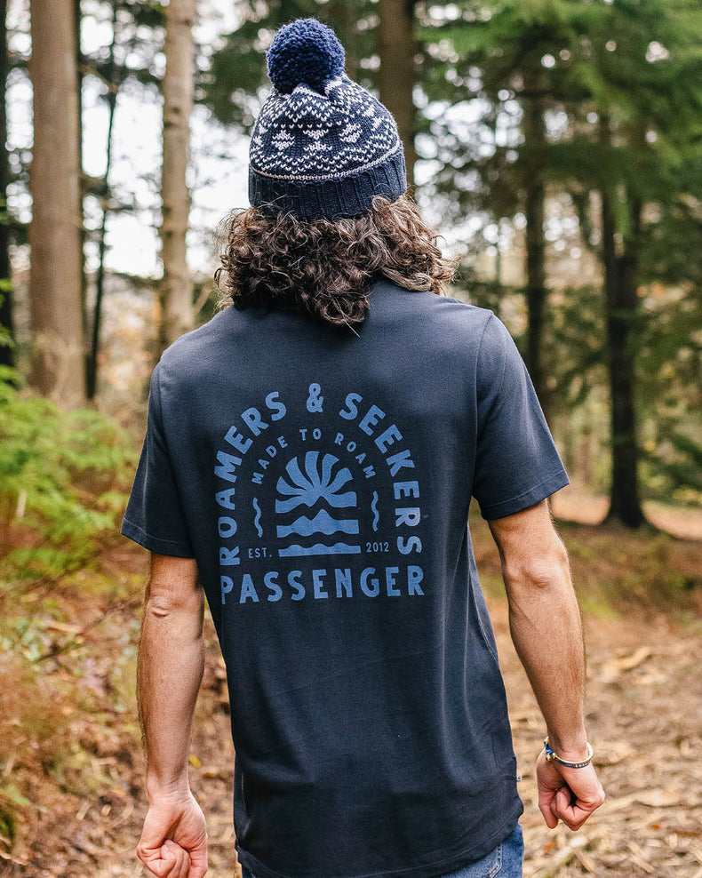 Passenger Evenfall Recycled Cotton T-Shirt Deep Navy