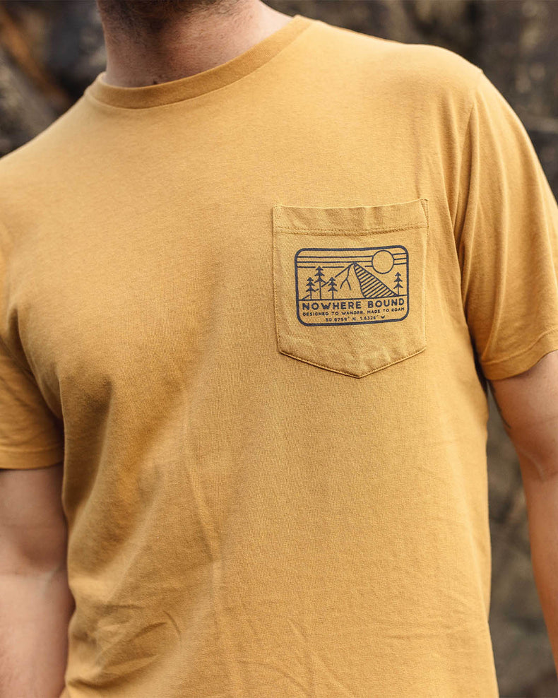 Passenger Nowhere Bound Pocket T-Shirt Dusty Ochre