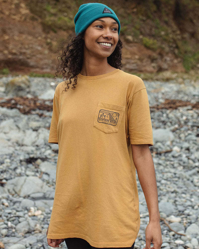 Passenger Nowhere Bound Pocket T-Shirt Dusty Ochre