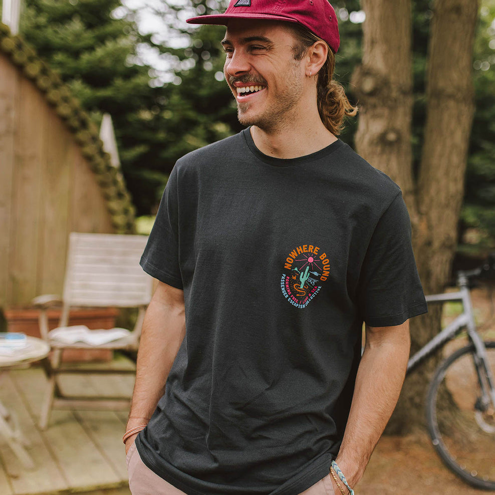 Passenger Land & Sea Recycled Cotton T-Shirt Black