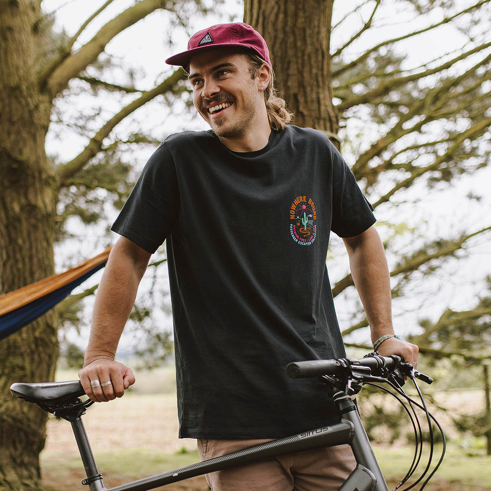 Passenger Land & Sea Recycled Cotton T-Shirt Black