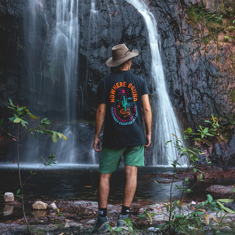 Passenger Land & Sea Recycled Cotton T-Shirt Black