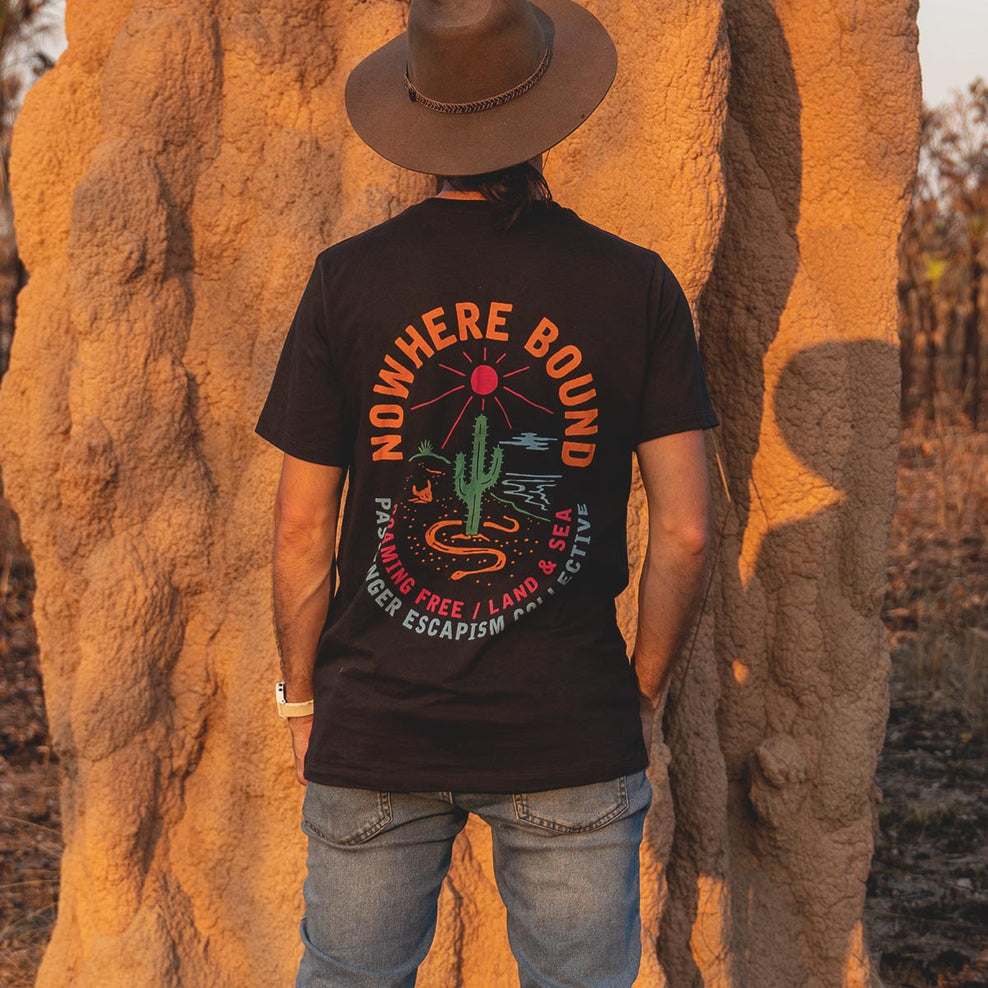 Passenger Land & Sea Recycled Cotton T-Shirt Black