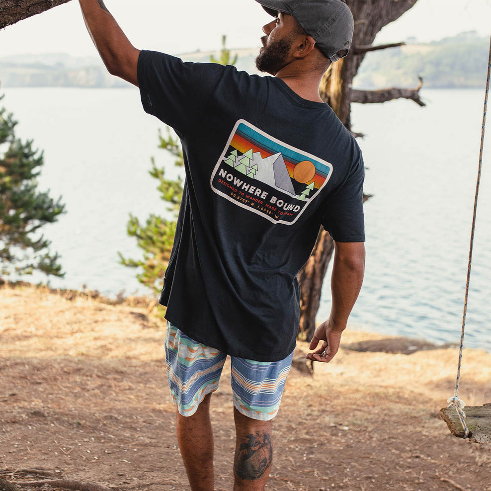 Passenger Tourer Recycled Cotton T-Shirt Black