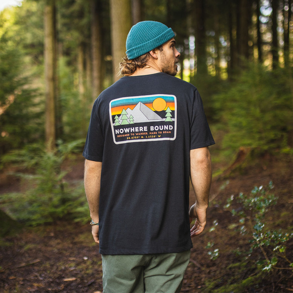 Passenger Tourer Recycled Cotton T-Shirt Black