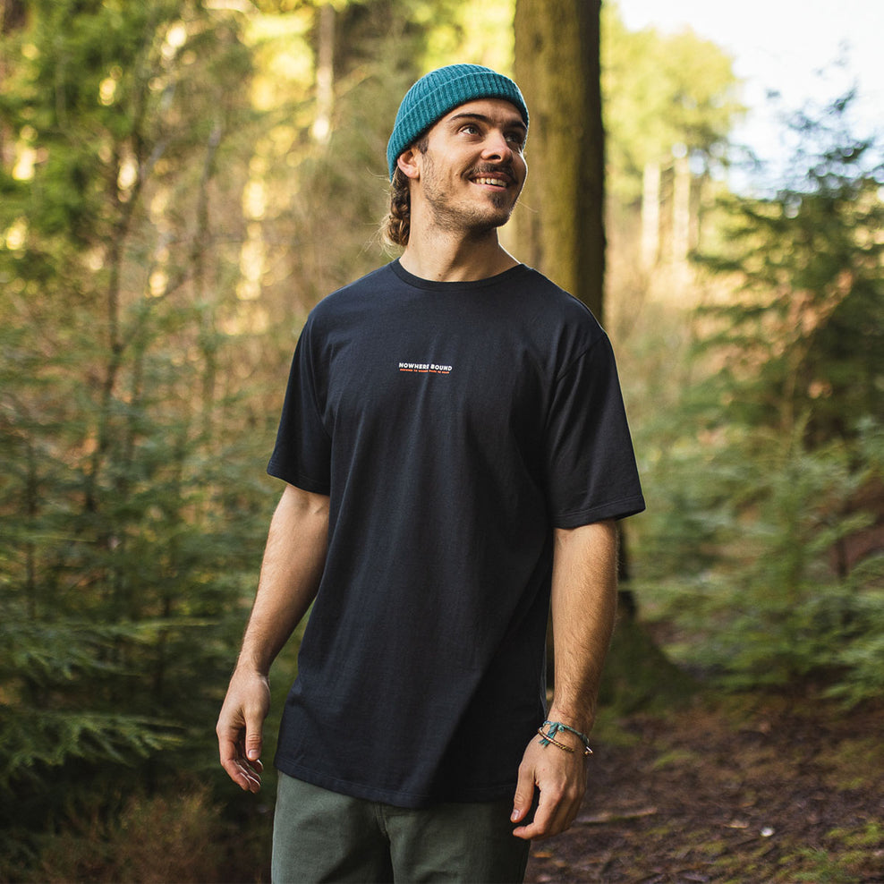 Passenger Tourer Recycled Cotton T-Shirt Black