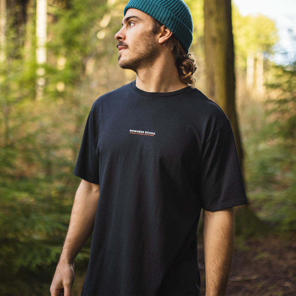 Passenger Tourer Recycled Cotton T-Shirt Black