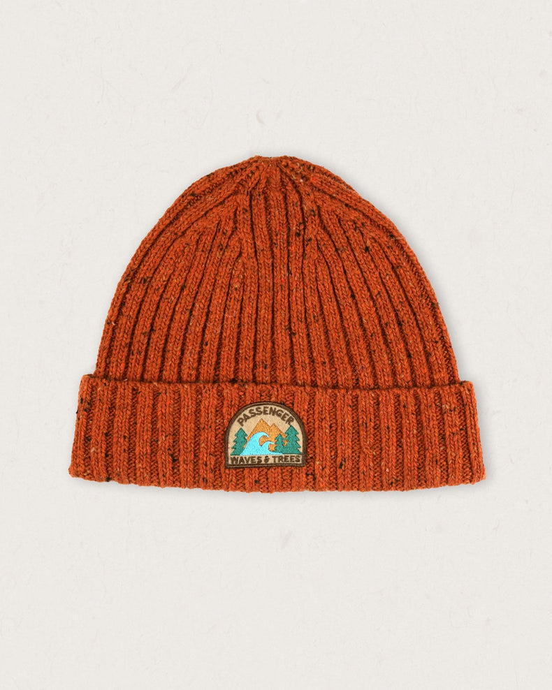 Passenger Katira Rib Knit Beanie Glazed Ginger