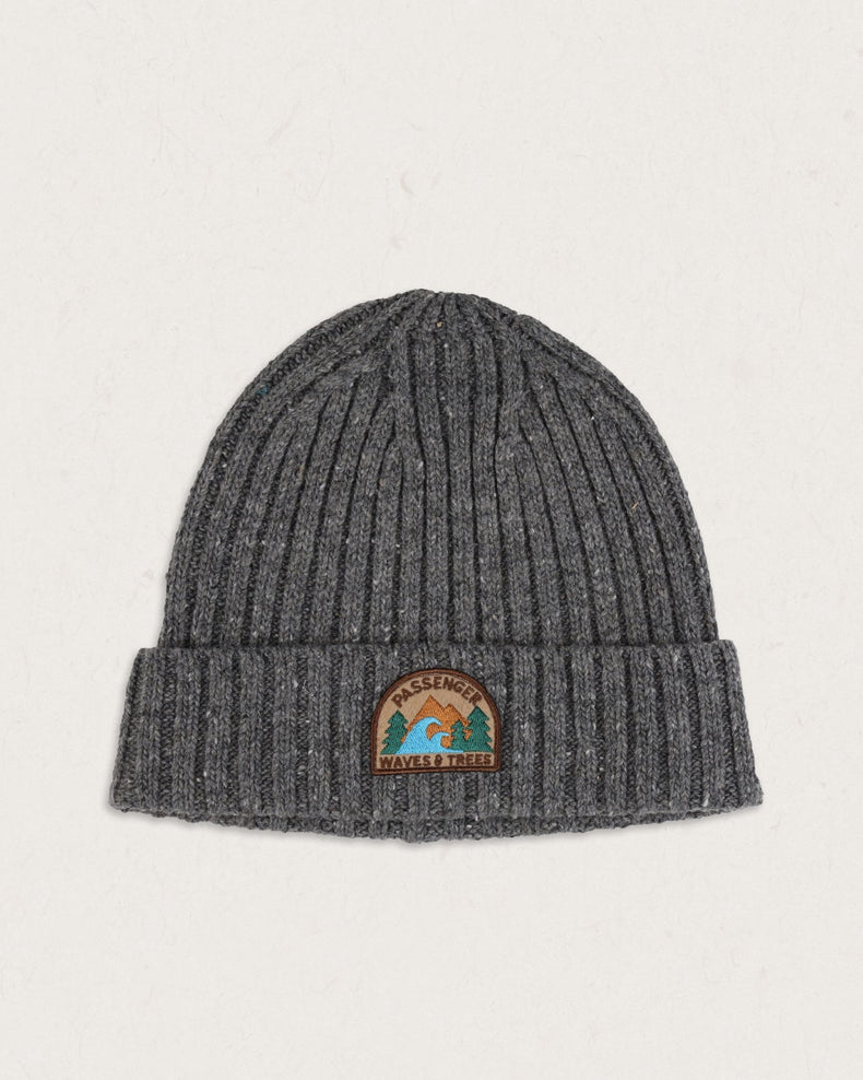 Passenger Katira Rib Knit Beanie Charcoal