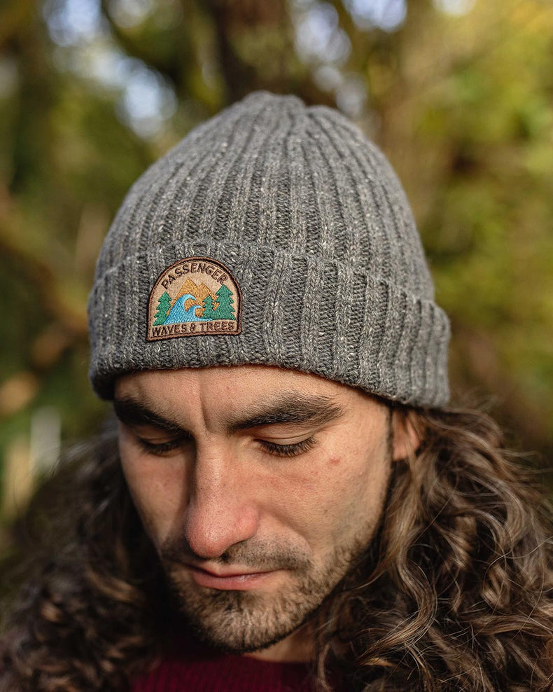 Passenger Katira Rib Knit Beanie Charcoal