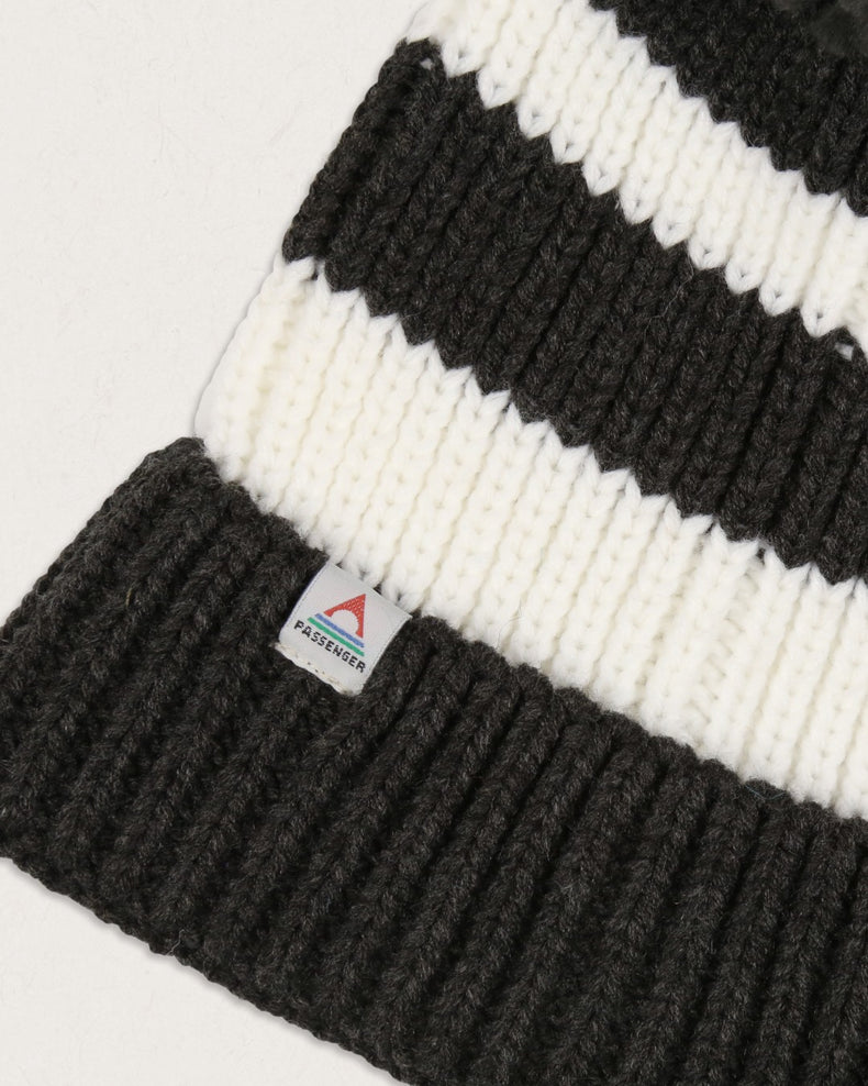 Passenger Summit Recycled Bobble Hat Black