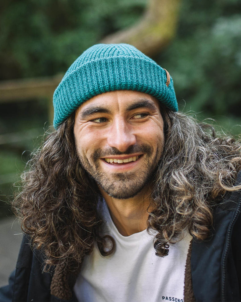 Passenger's Compass Recycled Beanie Shaded Spruce