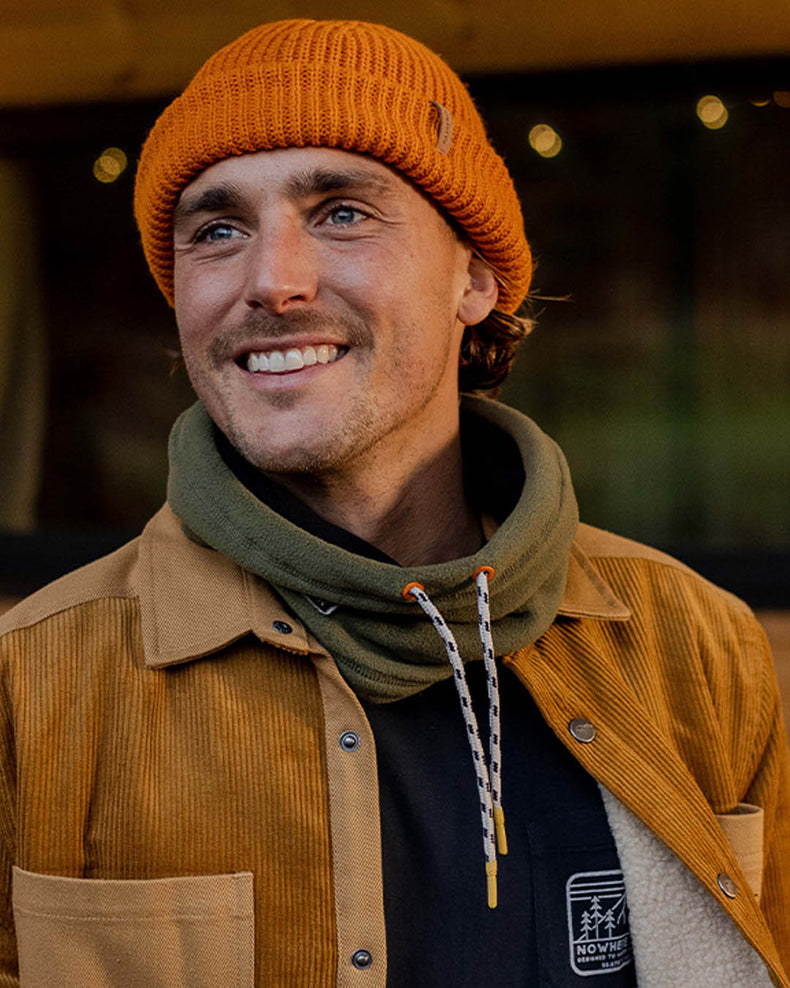 Passenger's Tor Recycled Polar Fleece Snood Khaki