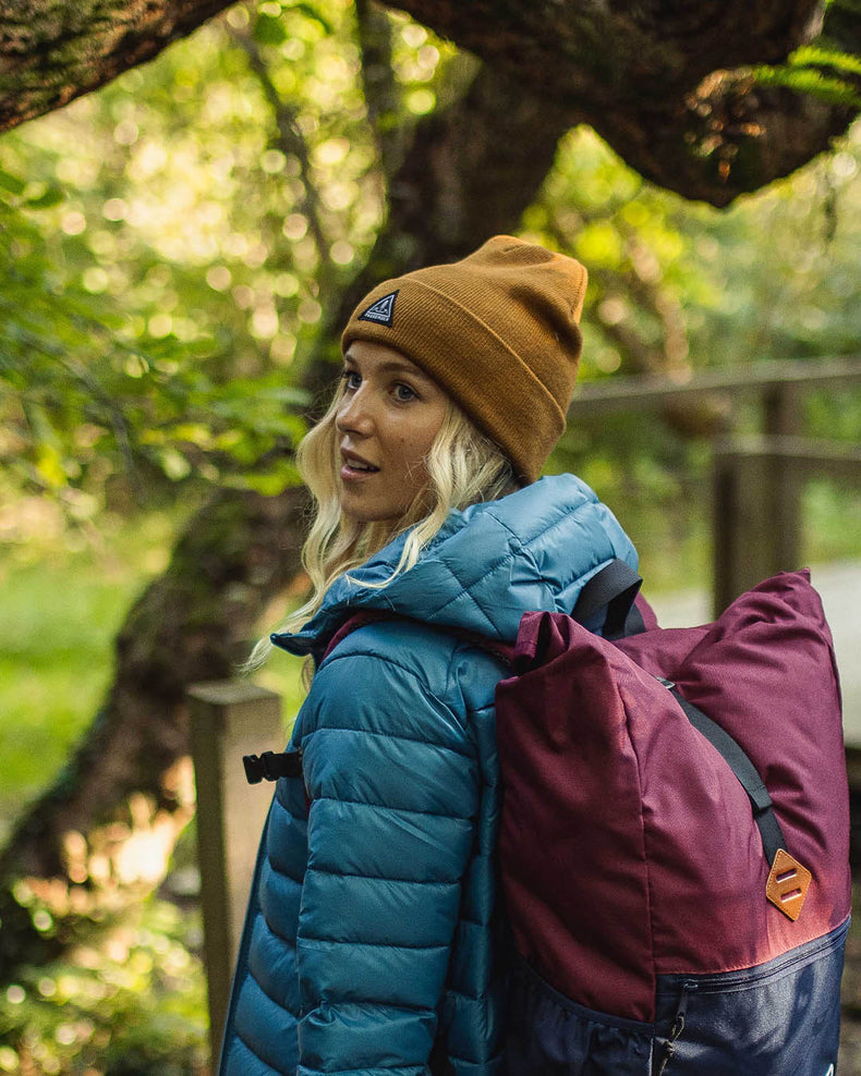 Passenger Core Recycled High-Top Beanie Golden Brown