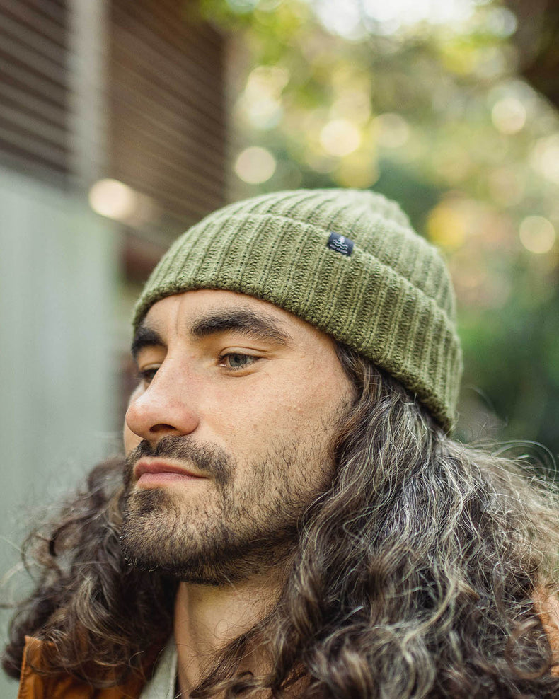 Passenger's Fisherman Recycled Beanie Khaki