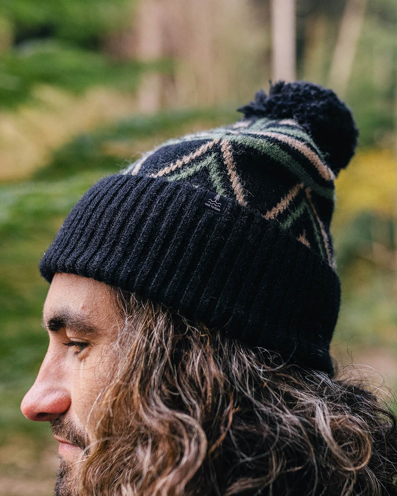Passenger Ember Recycled Bobble Hat Black