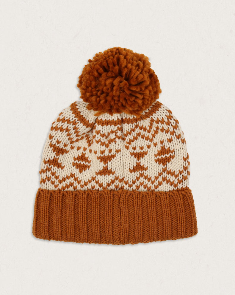 Passenger West Coast Recycled Bobble Hat Glazed Ginger