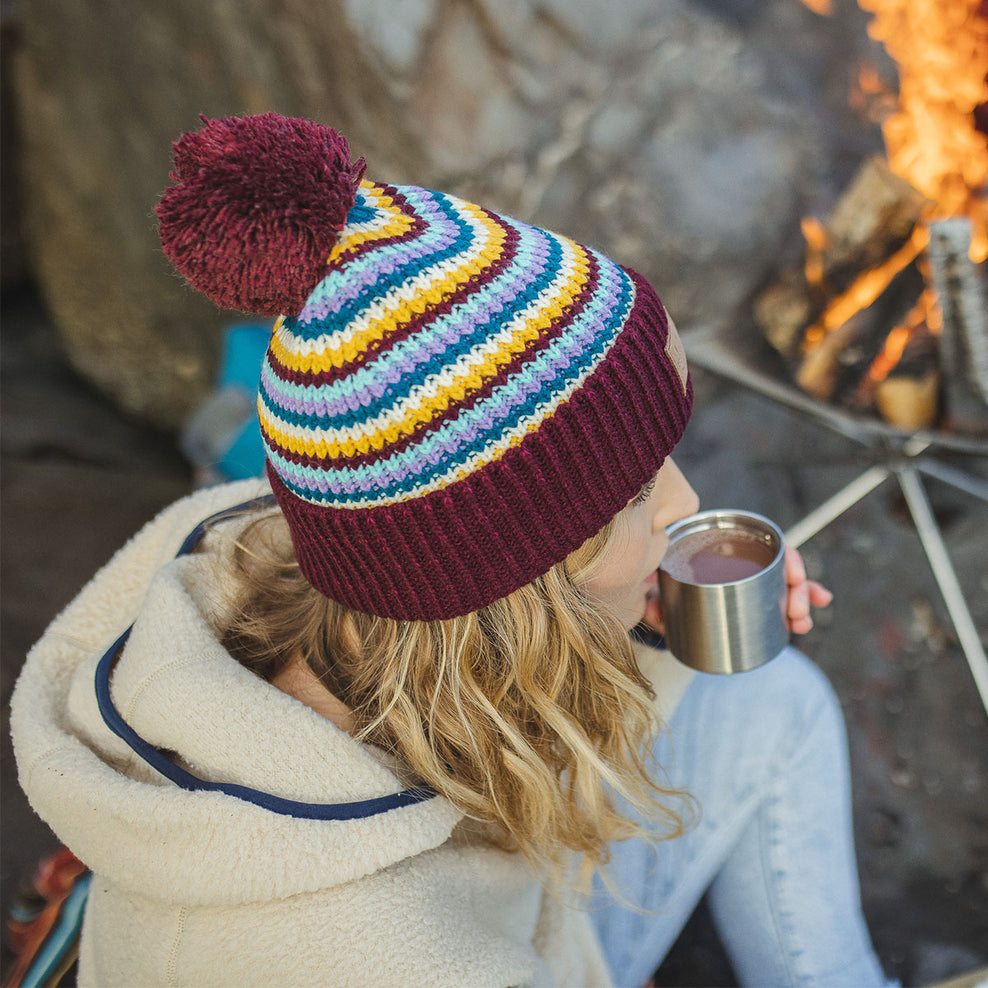 Passenger Summit Bobble Hat Purple Mountain