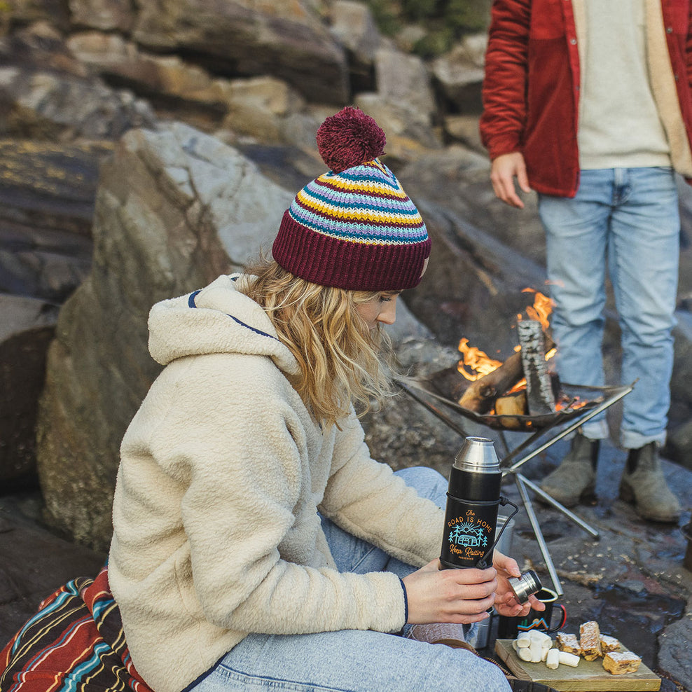 Passenger Summit Bobble Hat Purple Mountain