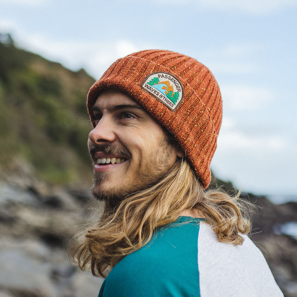 Passenger's Katira Rib Knit Beanie Picante Red