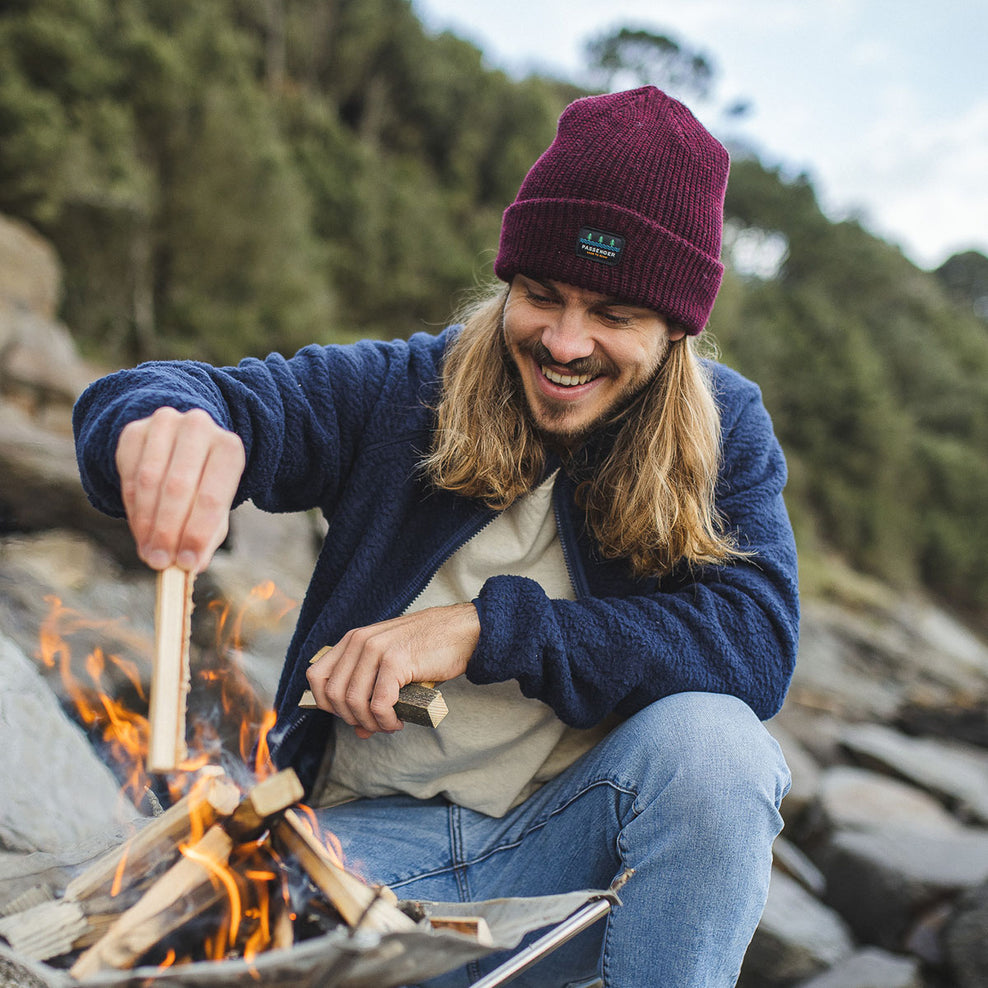Passenger's High Tide Double Layered Beanie Russet
