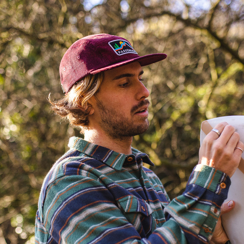 Passenger's Downtime Cord Cap Russet