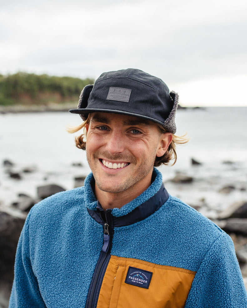 Passenger Daytime Recycled Cotton Sherpa Lined Hat Black