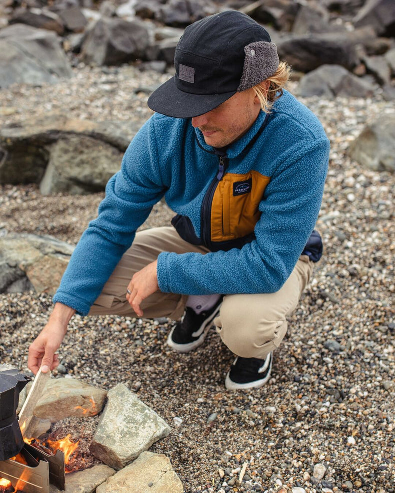 Passenger Daytime Recycled Cotton Sherpa Lined Hat Black