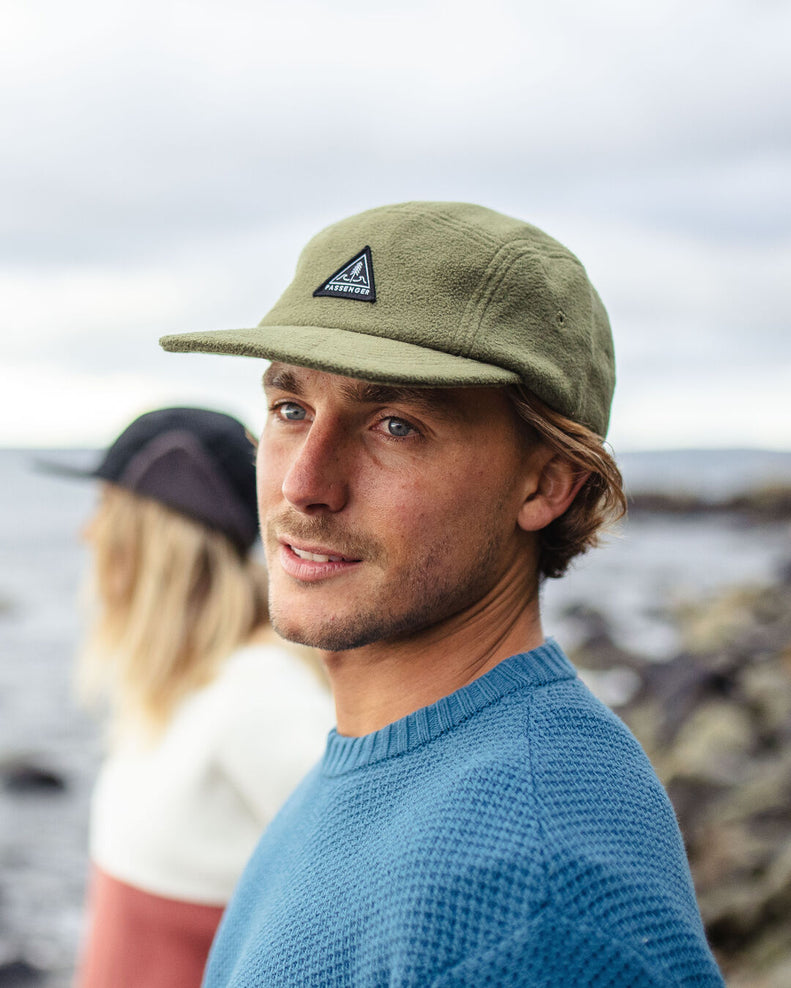 Passenger's Pine Recycled Polar Fleece Cap Khaki