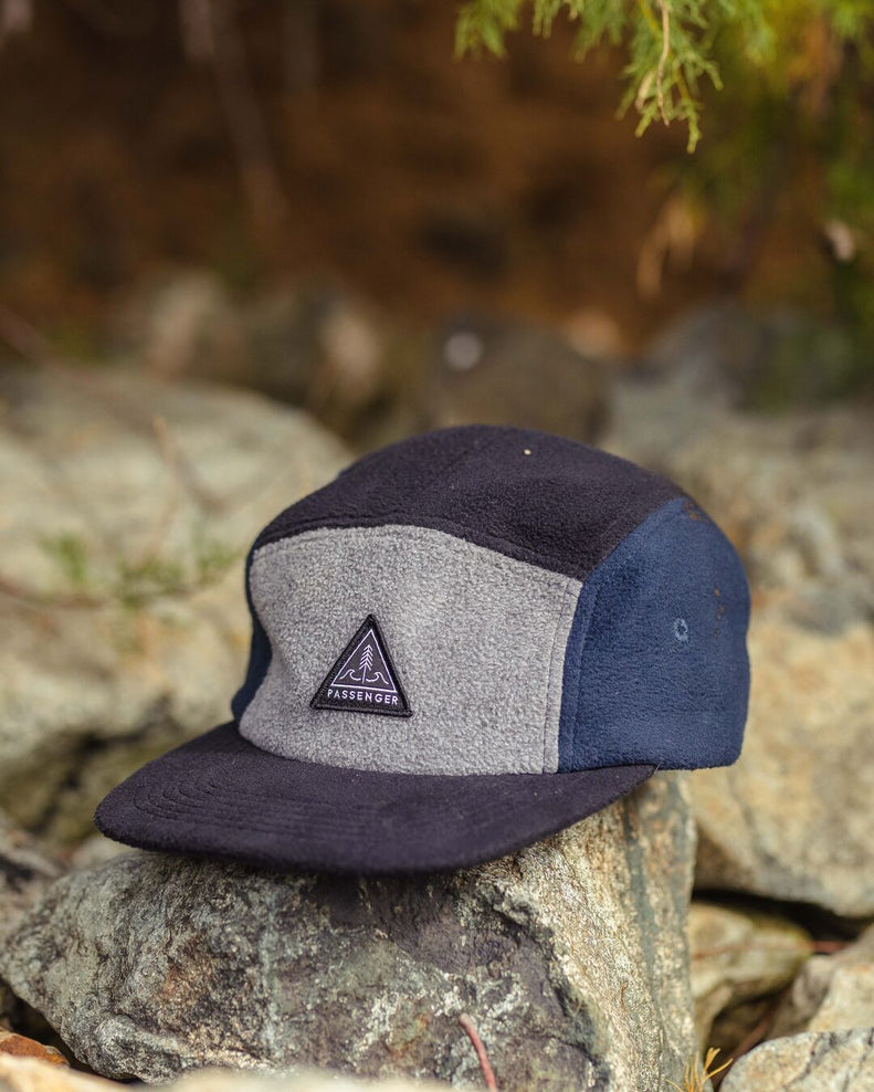 Passenger Pine Recycled Polar Fleece Cap Grey Marl